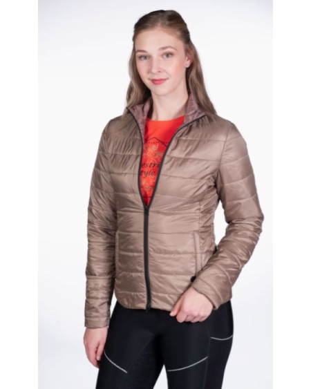 HKM gewatteerde jas Savona Style, Taupe