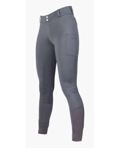 Warme HKM rijbroek Ruby, Grijs