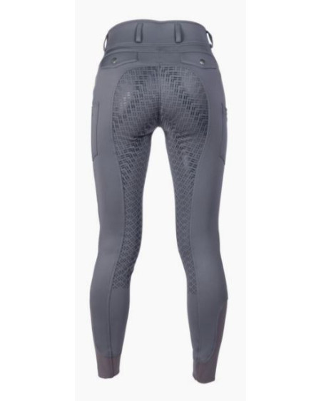 Warme HKM rijbroek Ruby, Grijs