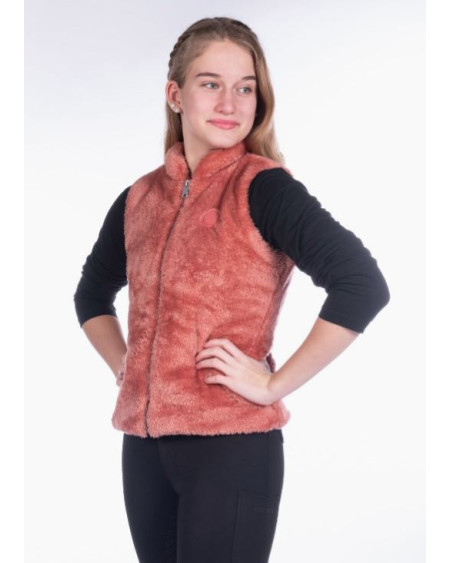 HKM Teddy Bodywarmer Ruby, Roestrood
