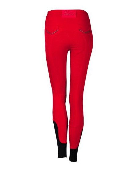 Harry's Horse rijbroek Denici Cavalli Red Full Grip, Rood
