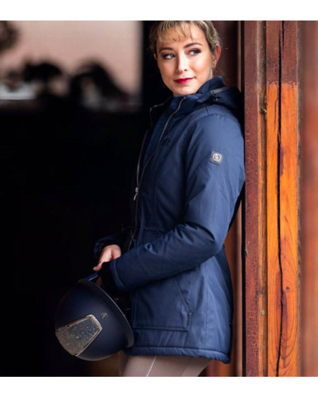 BR waterdichte 3/4 damesjas Bodil, Total Eclipse (donkerblauw)