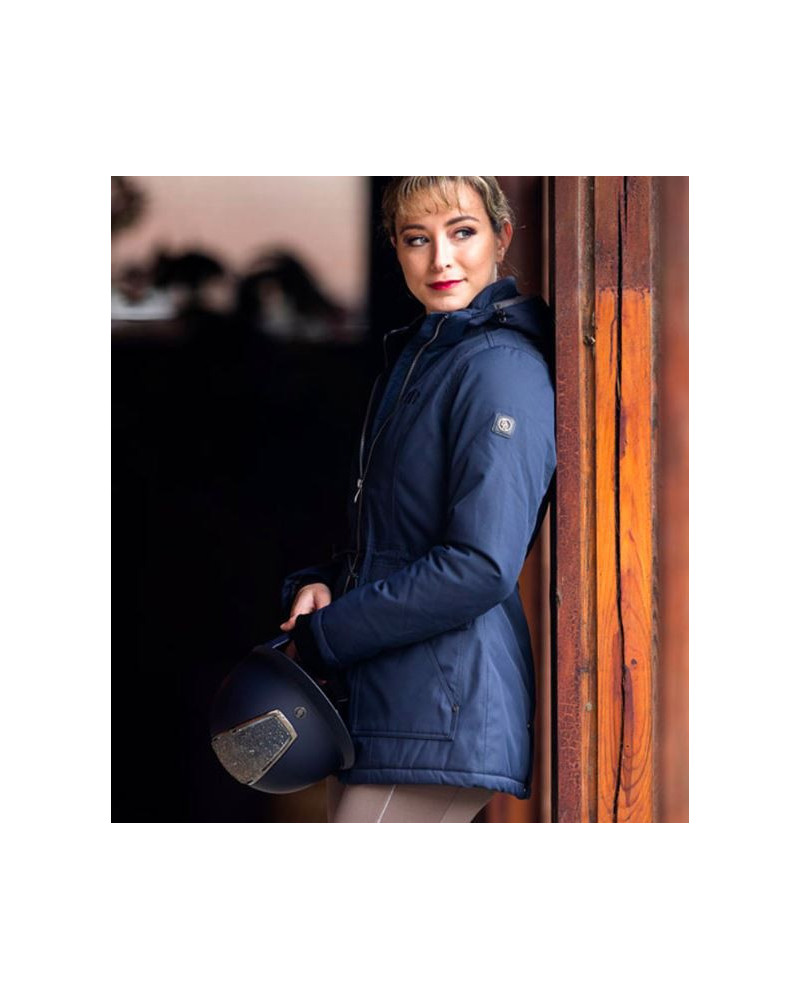 BR waterdichte 3/4 damesjas Bodil, Total Eclipse (donkerblauw)