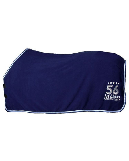 Horka luxe fleecedeken Sequin, Navy