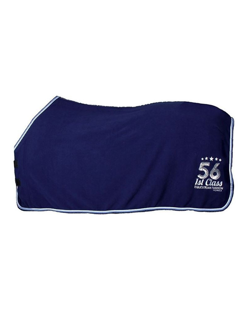 Horka luxe fleecedeken Sequin, Navy