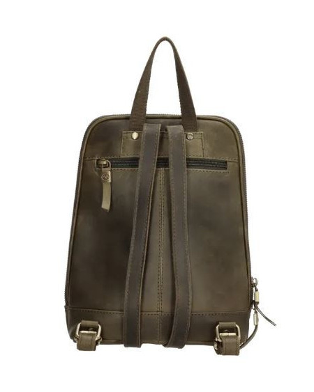 MicMacBags Masterpiece rugtas 20351, Olijfgroen