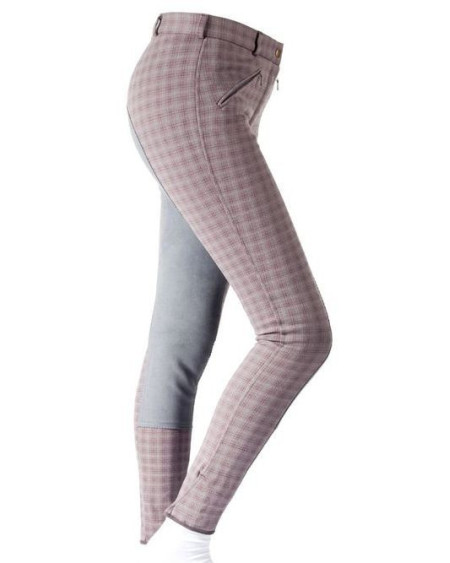 Horze Active Rijbr Ruit Full-Seat, Staalgrijs