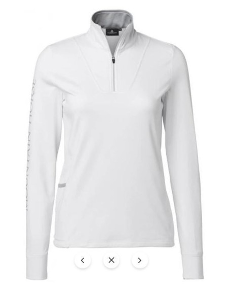Mountain Horse Champion Tech Top, Wit/Grijs