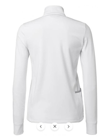 Mountain Horse Champion Tech Top, Wit/Grijs