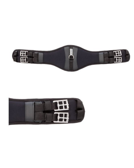 Kavalkade dressuursingel Memory "Comfort" zonder elastiek, Zwart