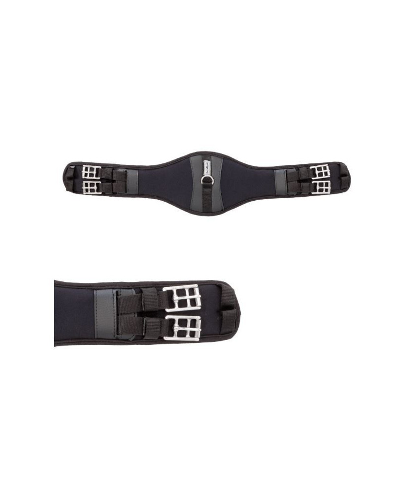 Kavalkade dressuursingel Memory "Comfort" zonder elastiek, Zwart