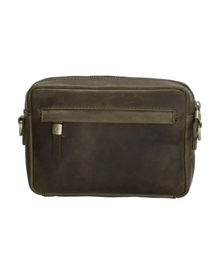 MicMacBags Masterpiece Schoudertas 20338, Olijfgroen