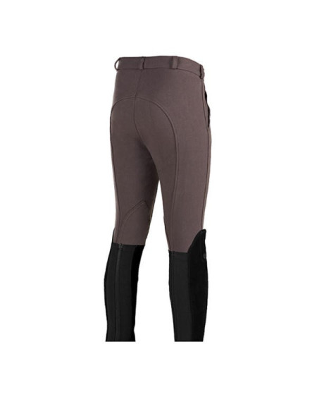 Horze Elite self patch kinderrijbroek, Koffiebruin