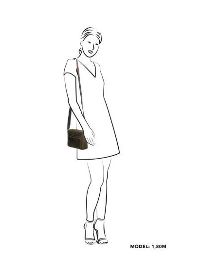 MicMacBags Masterpiece Schoudertas 20338, Olijfgroen