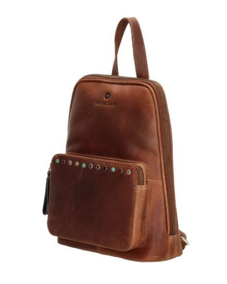 MicMacBags Masterpiece rugtas 20351, Cognac