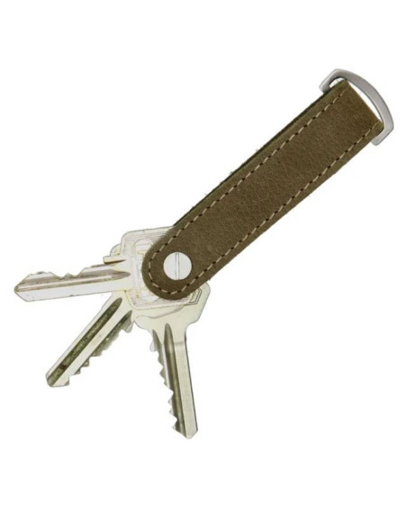 Hide & Stitches Giftset Hide & Stitches Idaho safety wallet & sleutelhanger 20208, Olijfgroen