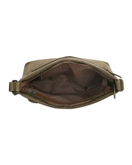 Hide & Stitches Idaho Schoudertas 20030,Olijfgroen