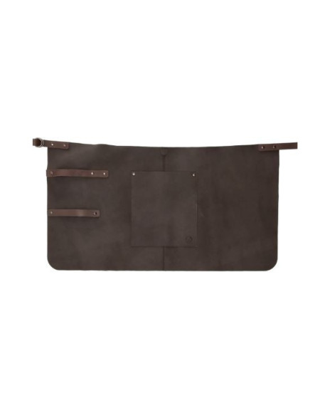 Hide & Stitches barbeque / grill schort 20442, Donkerbruin