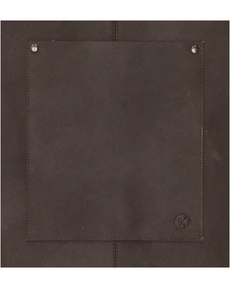 Hide & Stitches barbeque / grill schort 20442, Donkerbruin