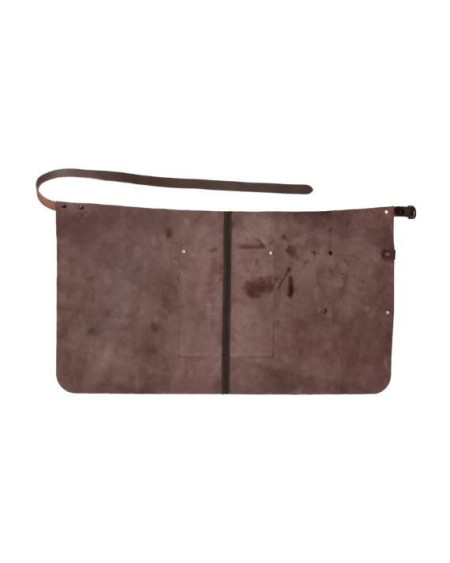 Hide & Stitches barbeque / grill schort 20442, Donkerbruin