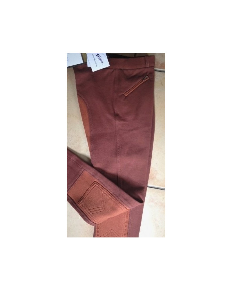 NedHorse Duo-Tone rijbroek, Rusty/Bruin