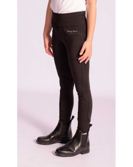 Harry's Horse Rijbroek Equitights Rookie Full Grip, Zwart