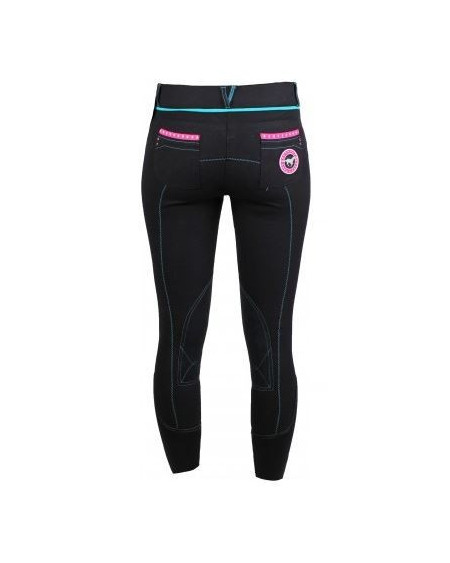 Red Horse Jr. rijbr. Rihanna Elastico, Zwart