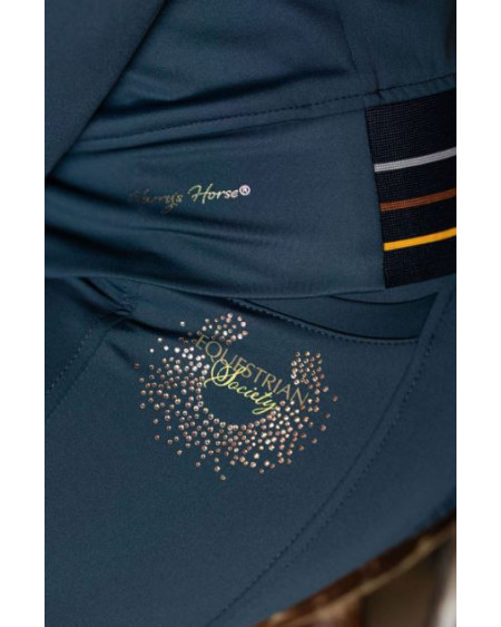 Harry's Horse rijbroek Equitights Classic Tansy Full Grip, Blueberry