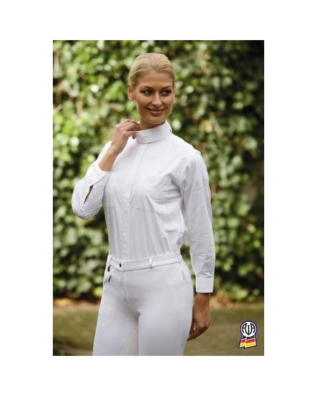 ELT wedstrijdblouse Stefanie, lange mouw, wit