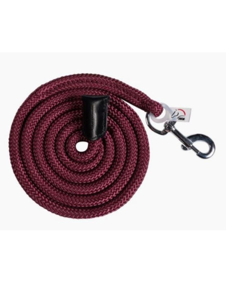 HKM Halstertouw Carlotta met karabijnhaak, Bordeaux