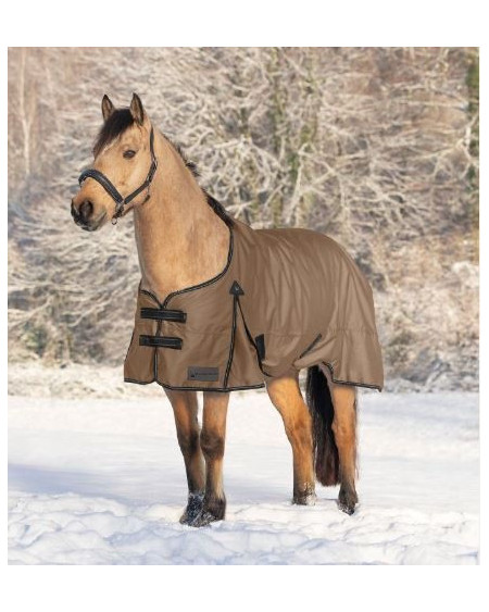 Waldhausen 300gr ARCTIC outdoordeken met losse bijpassende hals, Cappuchino