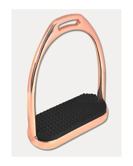 Waldhausen Fillis stijgbeugels 12cm, Rosegoud