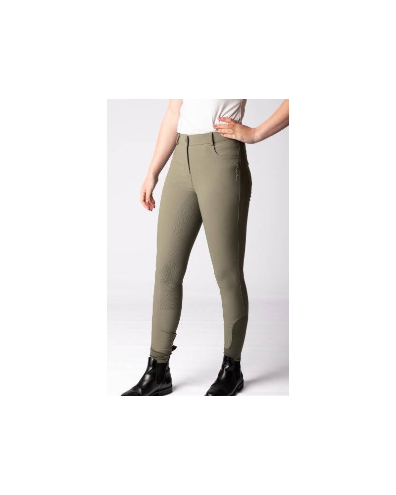 Harry's Horse Rijbroek Lockwood Full Grip, Olijfgroen