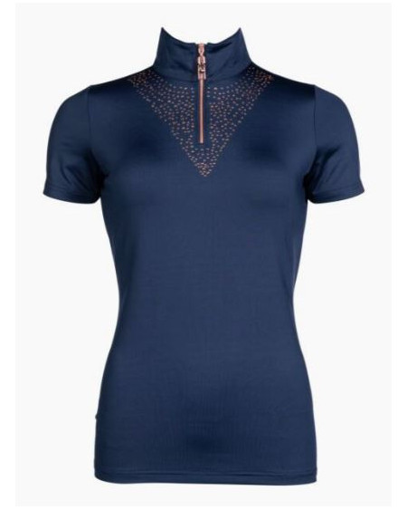 HKM Functioneel Shirt Rosegold Glamour Style, Donkerblauw
