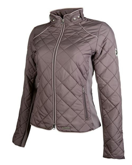 Cavalli Puri quilted jas Melody, Bruin