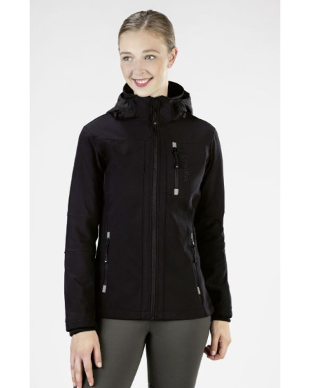 HKM softshell damesjas Sport, Zwart