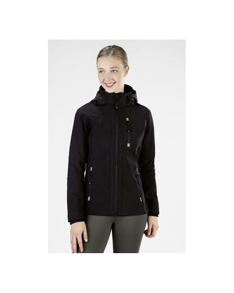 HKM softshell damesjas Sport, Zwart