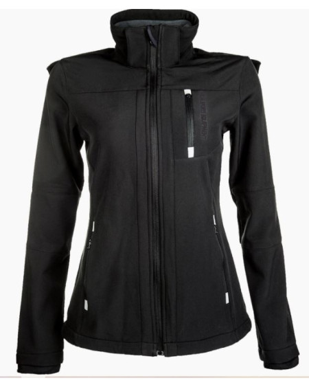 HKM softshell damesjas Sport, Zwart