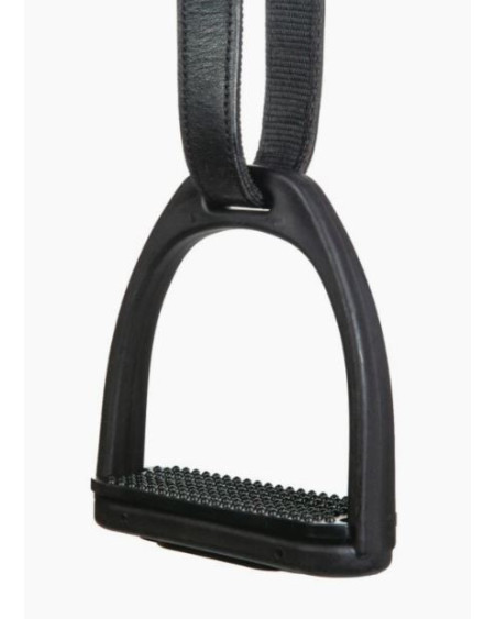 HKM Kunststof Stijgbeugel, Zwart