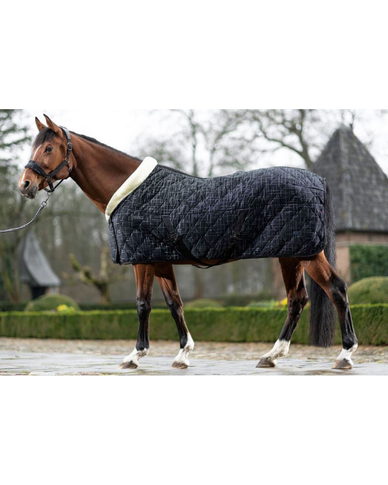 HKM Tranportdeken Port Royal, Zwart/Zilver