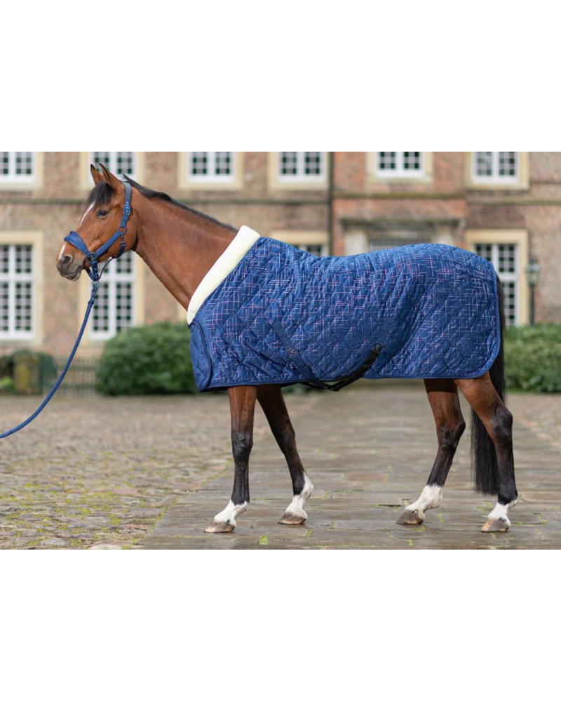 HKM Transportdeken Port Royal, Donkerblauw/Zilver