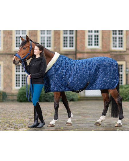 HKM Transportdeken Port Royal, Donkerblauw/Zilver