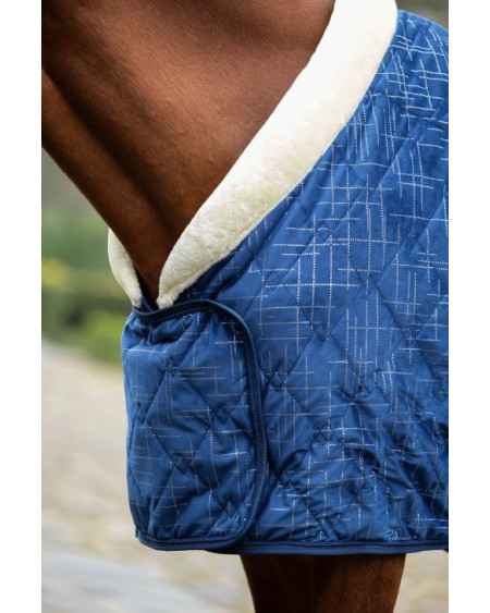 HKM Transportdeken Port Royal, Donkerblauw/Zilver