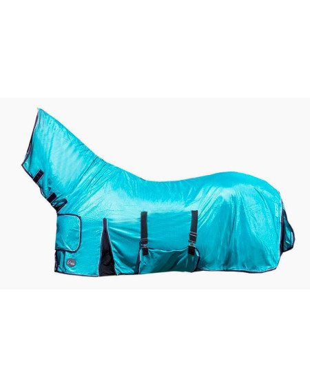 HKM Vliegendeken met vaste hals Lissabon Style, Aqua