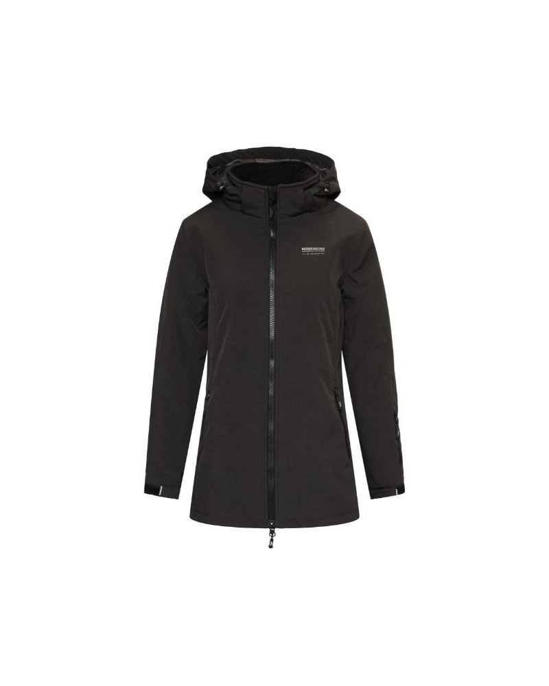 Nordberg Olla 3/4 Padded Softshell Jas, Black Melange