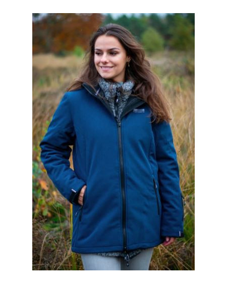 Nordberg Olla 3/4 Padded Softshell Jas, Black Melange