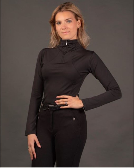 Harry's Horse Shirt Equitrainer, Lange Mouw, Zwart