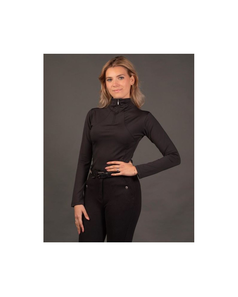Harry's Horse Shirt Equitrainer, Lange Mouw, Zwart