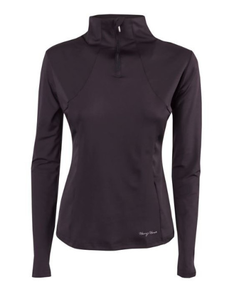 Harry's Horse Shirt Equitrainer, Lange Mouw, Zwart