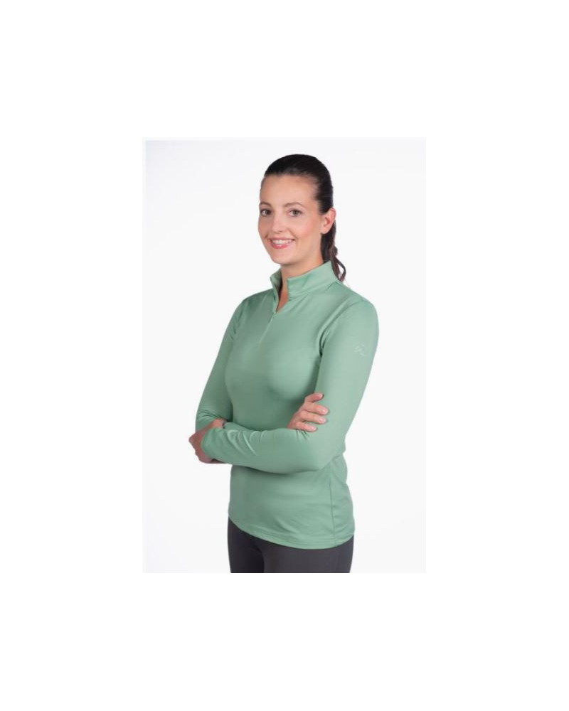 HKM Shirt Basic, lange mouw, Lichtgroen